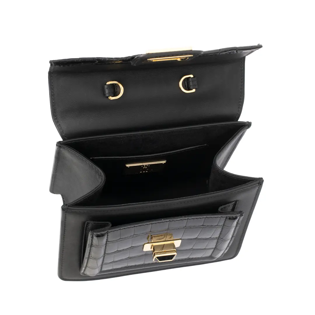 Genuine Crocodile Leather HandBag For Women